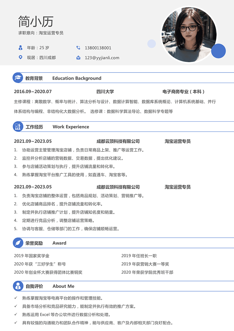 淘宝运营专员简历模板_01.png