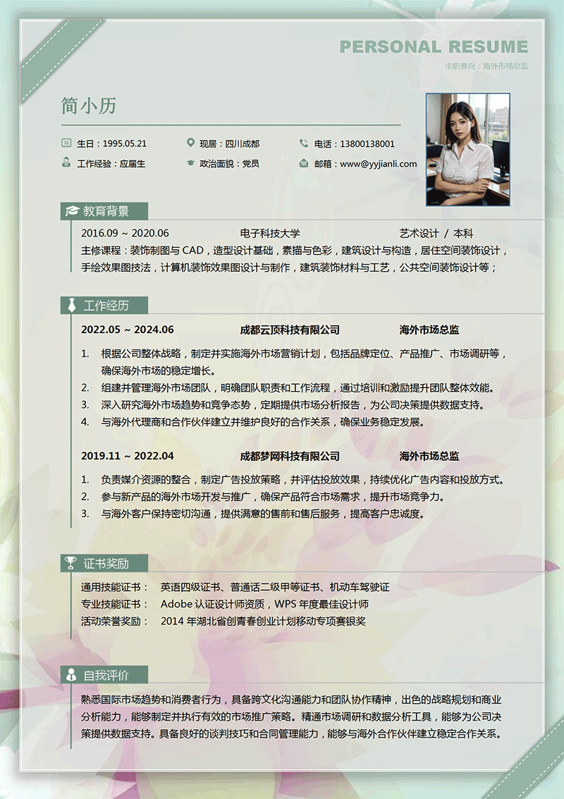 海外市场总监简历模板_01.png