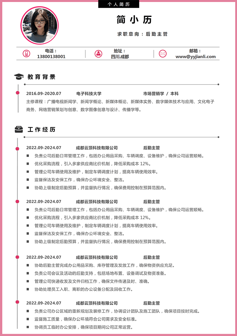 后勤主管简历模板_01.png